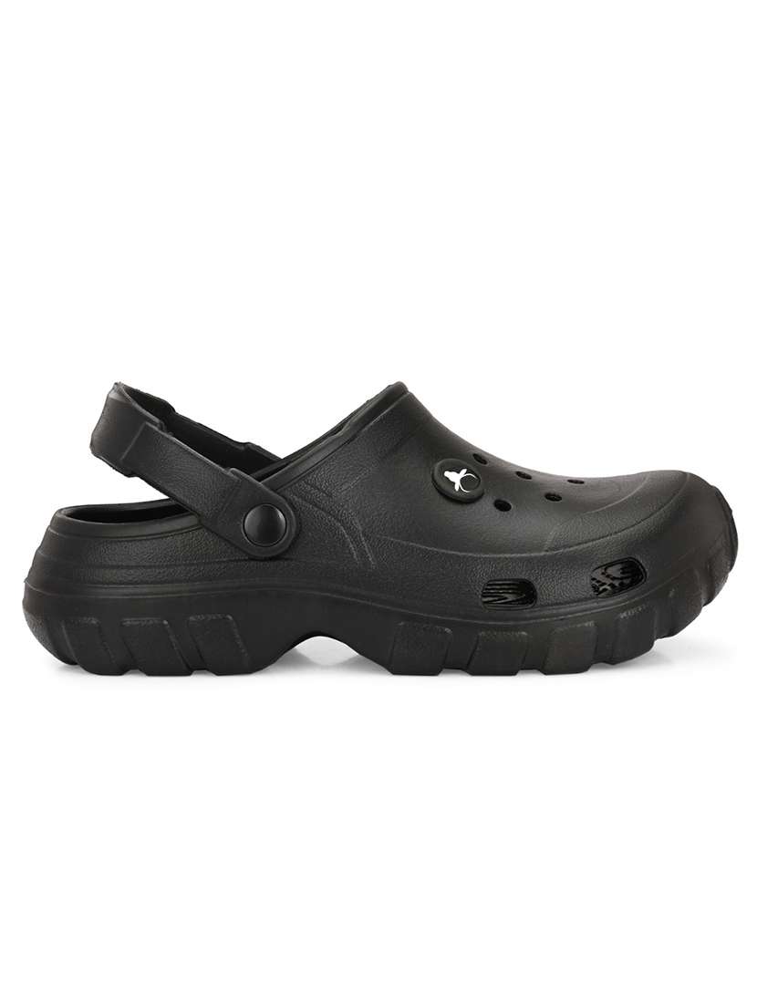men solid back slip on clogs - 22540216 -  Standard Image - 2
