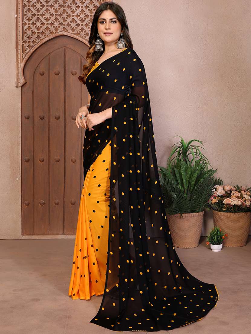 women printed casual wear saree with blouse - 22540728 -  Standard Image - 2