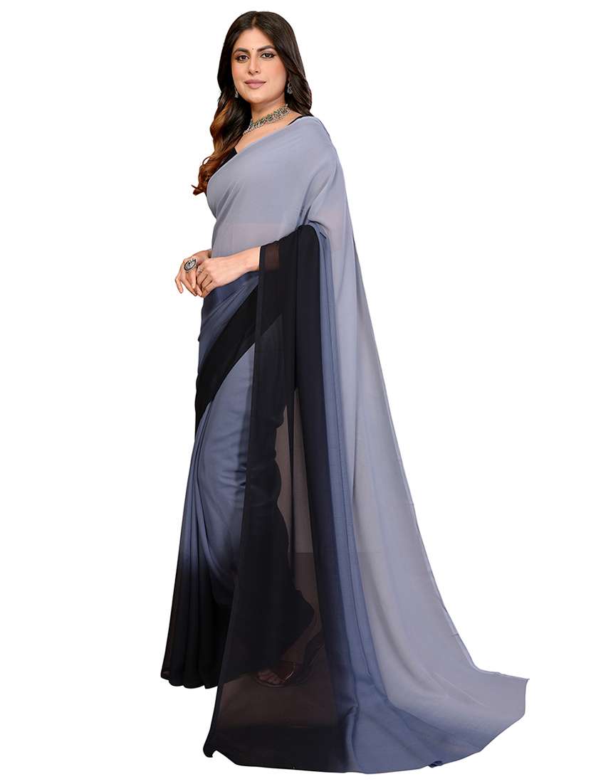 women printed casual wear saree with blouse - 22540816 -  Standard Image - 2