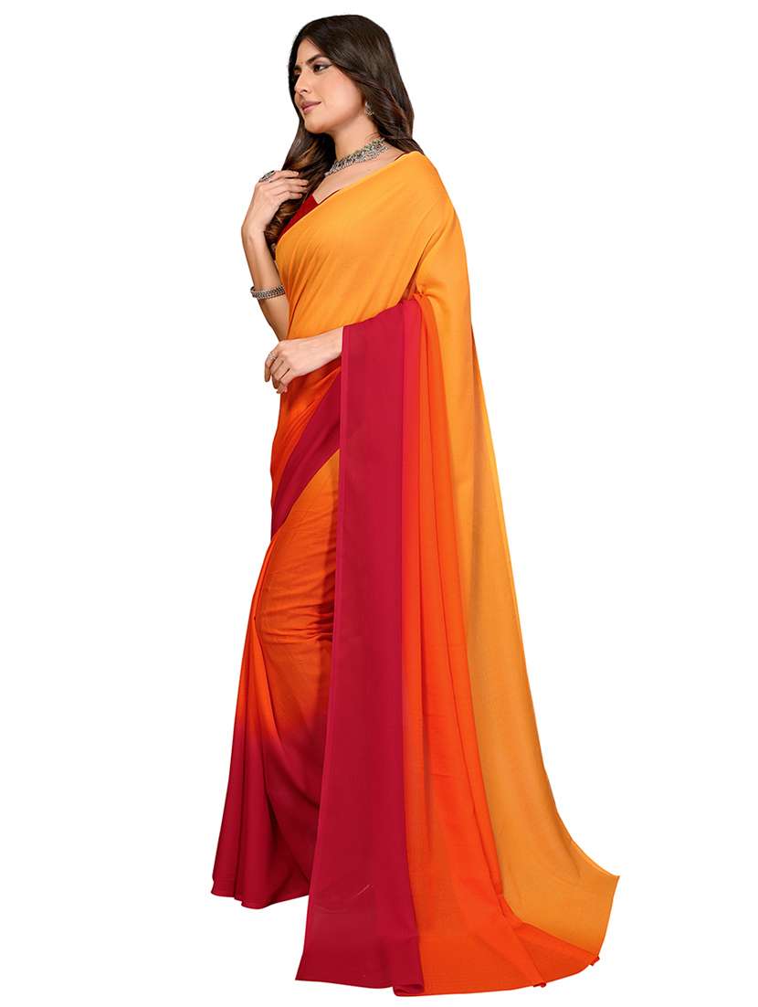 women printed casual wear saree with blouse - 22540818 -  Standard Image - 2