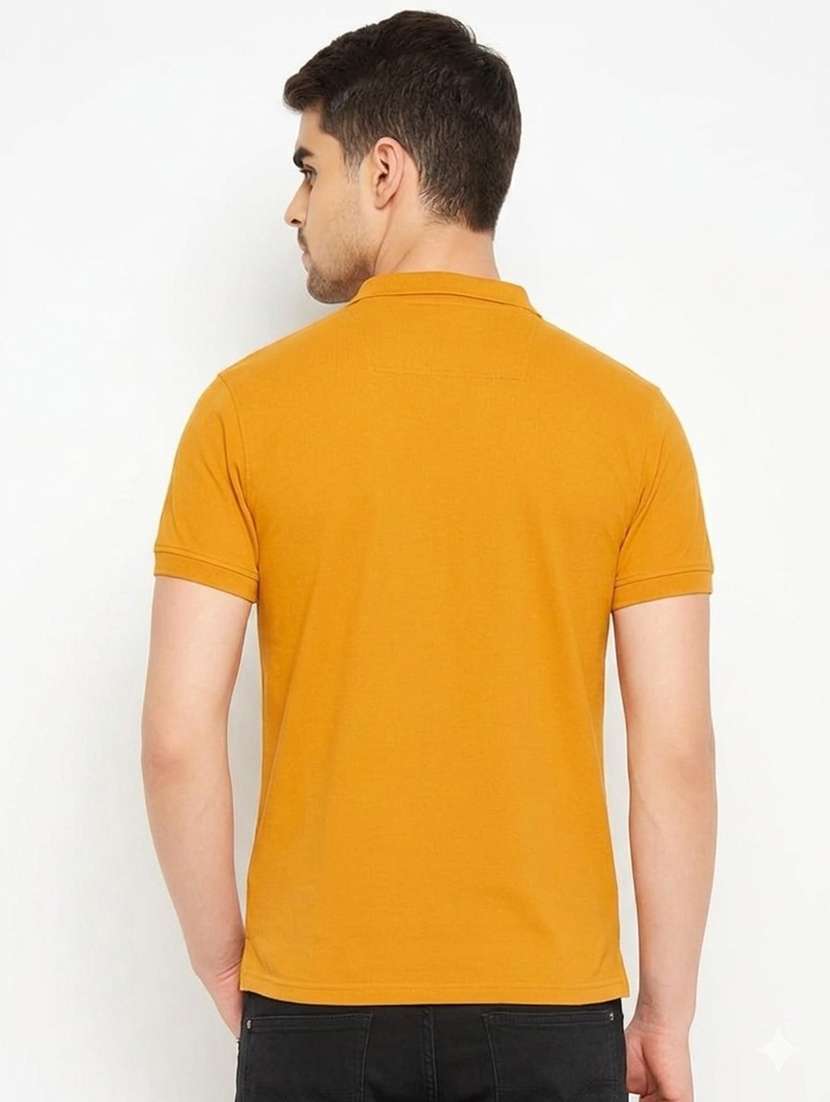 men solid short sleeve slim fit polo t-shirt - 22540945 -  Standard Image - 2