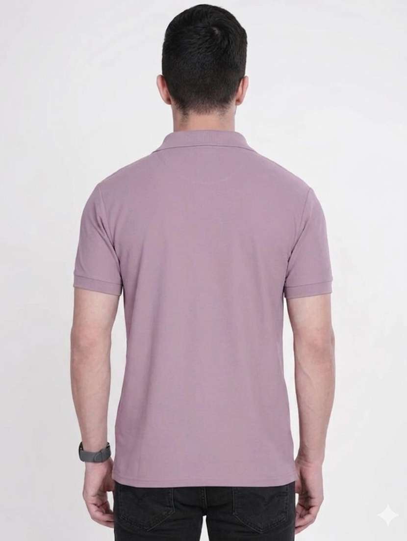 men solid short sleeve slim fit polo t-shirt - 22540948 -  Standard Image - 2