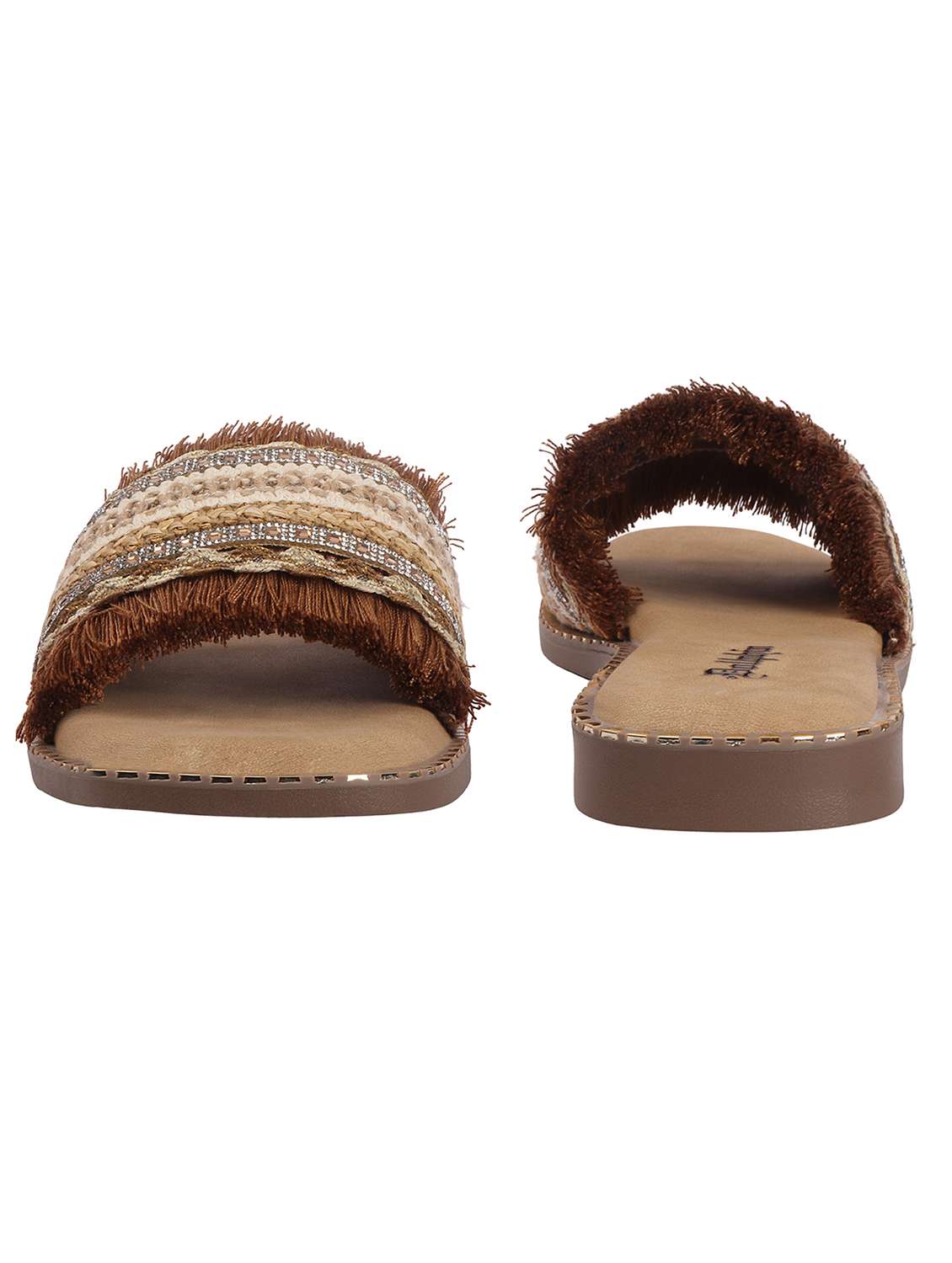 women embellished slip on flat - 22541899 -  Standard Image - 2