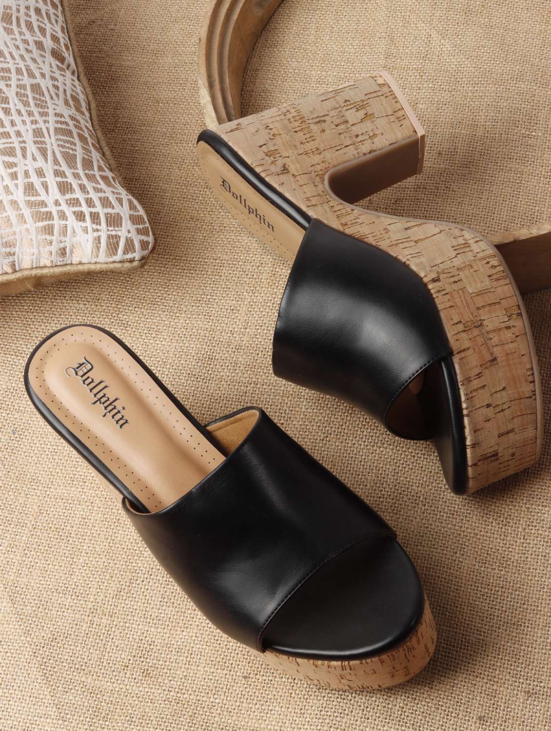 women solid slip on sandal