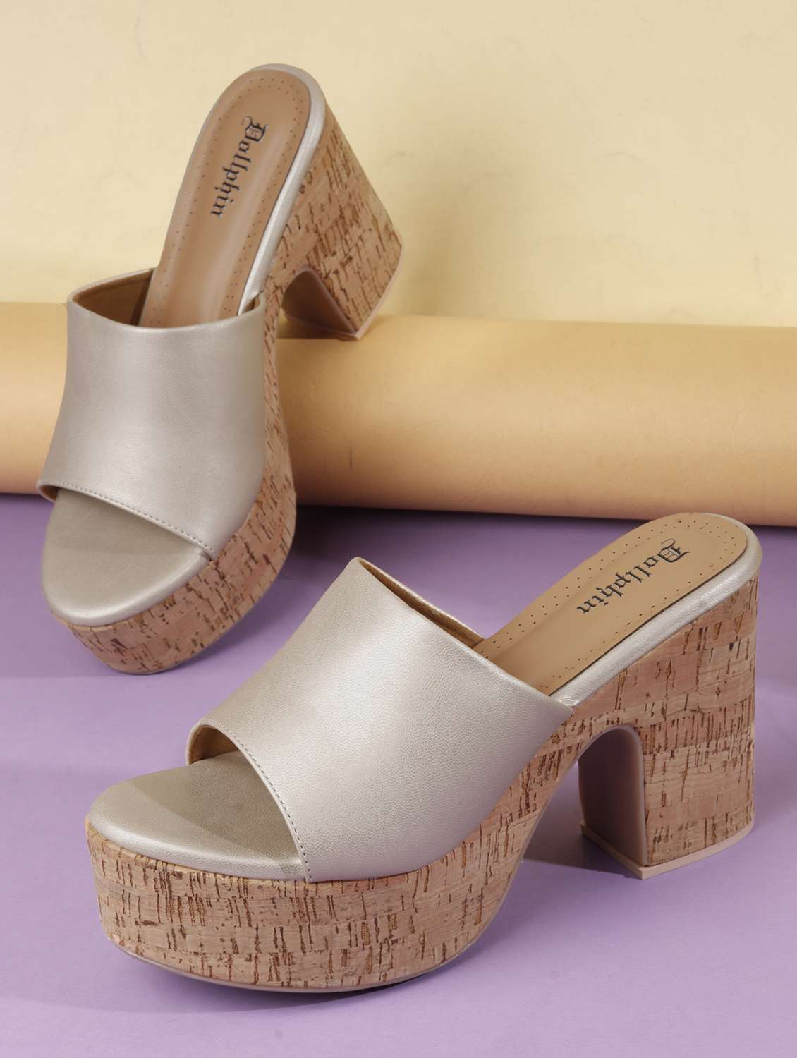 women solid slip on sandal