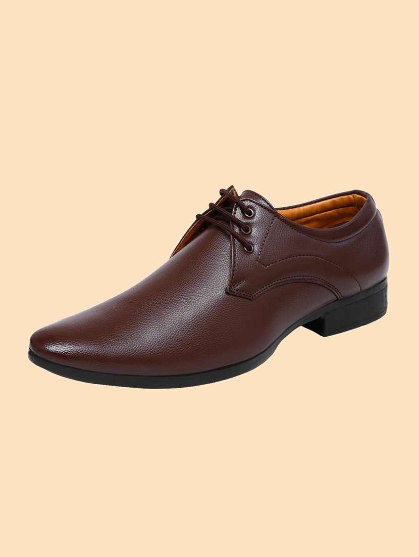 men solid lace up oxford shoes - 22542060 -  Standard Image - 2