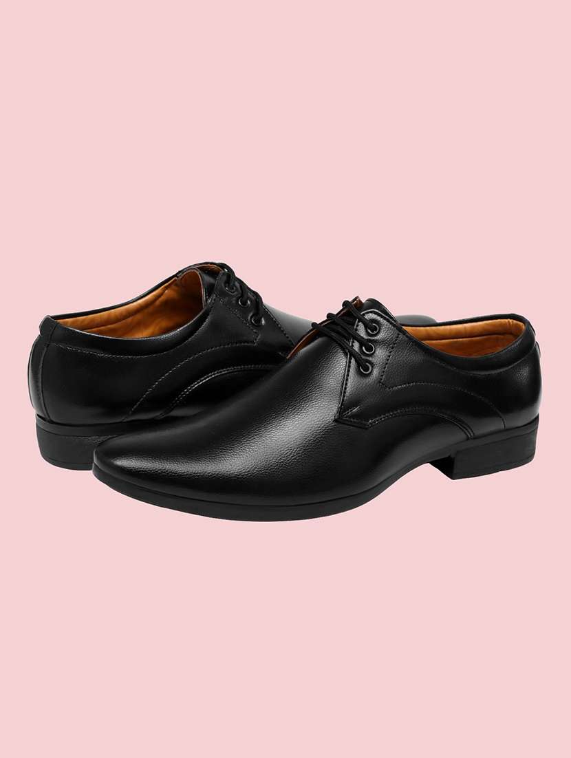 men solid lace up oxford shoes - 22542061 -  Standard Image - 2