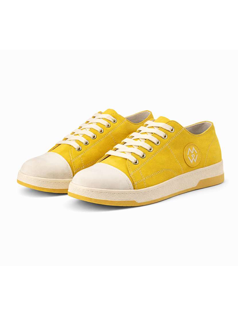men solid lace up sneakers - 22542071 -  Standard Image - 2