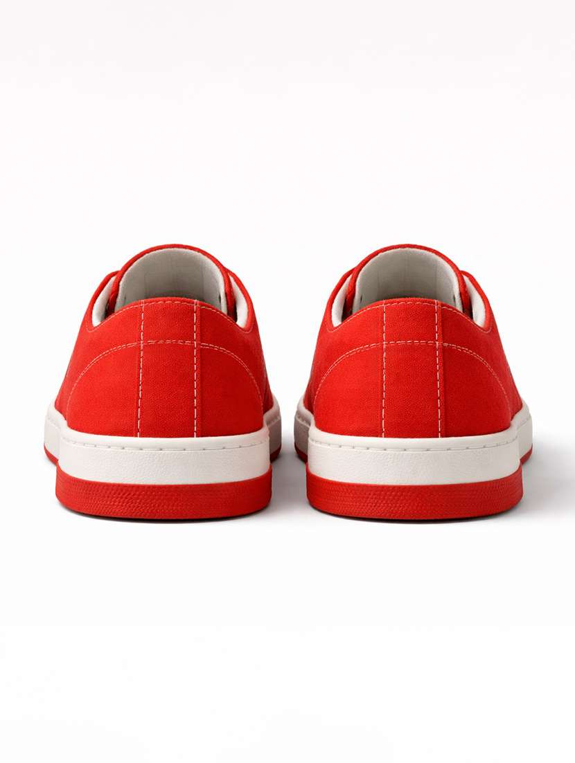 men solid lace up sneakers - 22542072 -  Standard Image - 2