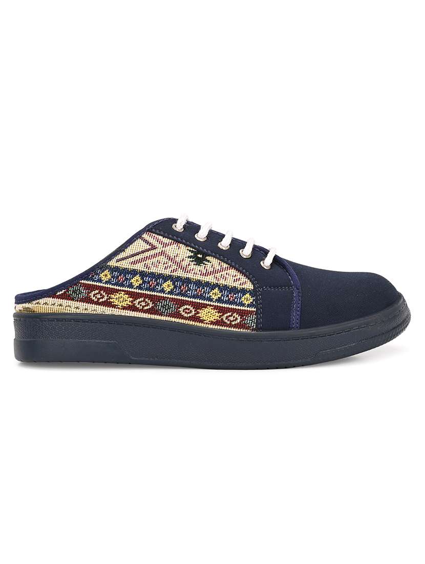 men printed slip on casual shoes - 22542084 -  Standard Image - 2