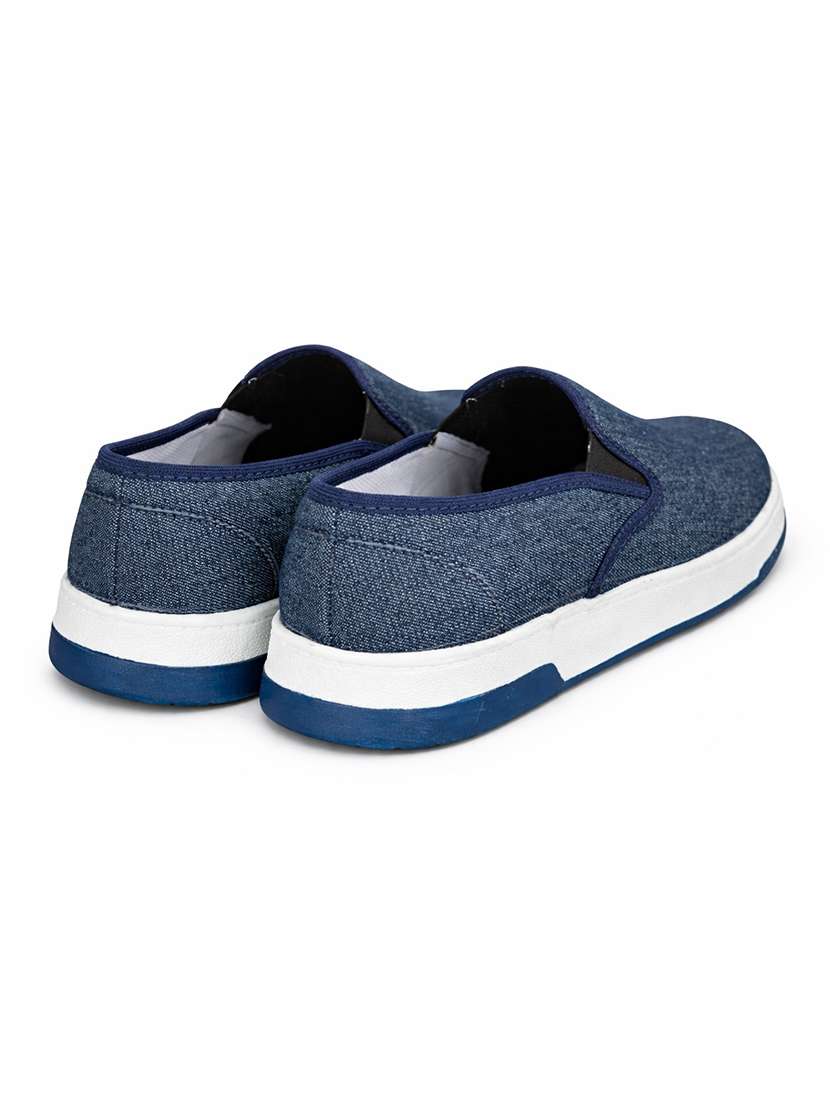 men solid slip on casual shoes - 22542247 -  Standard Image - 2