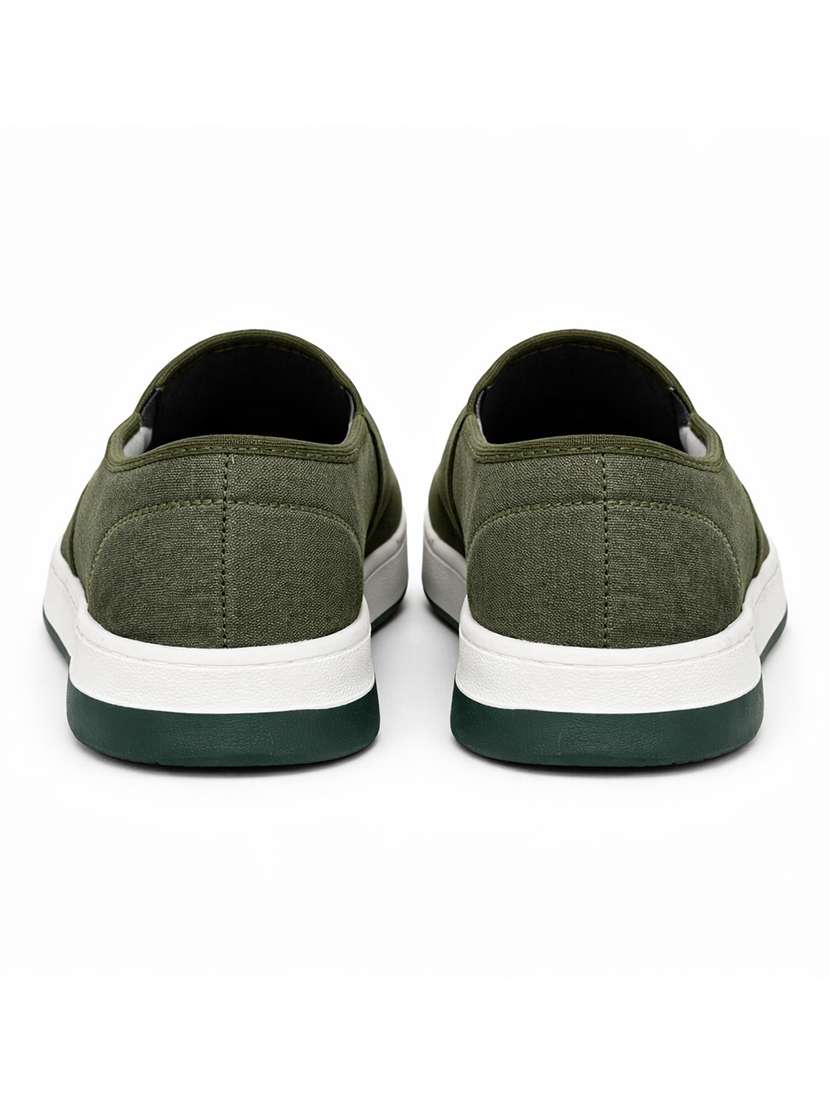 men solid slip on casual shoes - 22542250 -  Standard Image - 2