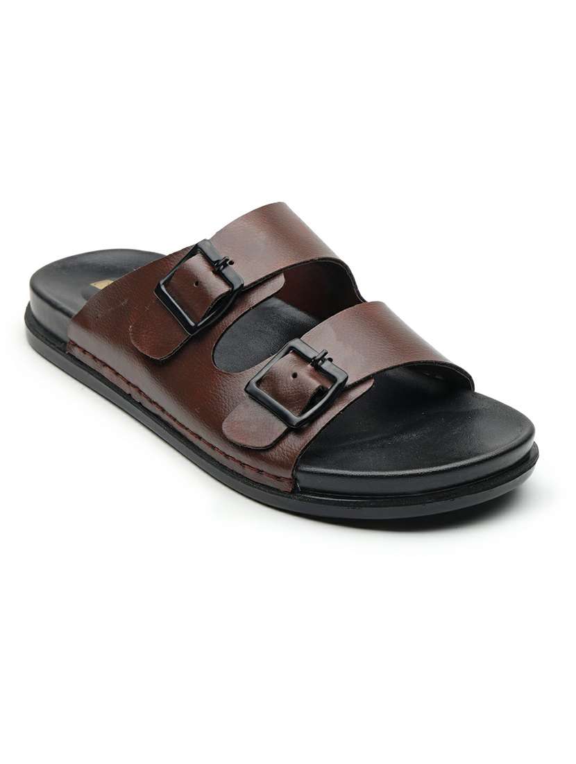 men solid slip on sandal - 22542707 -  Standard Image - 2