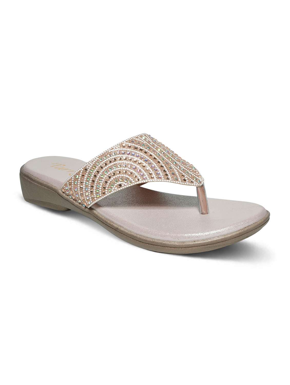 women embellished toe separator flat sandal - 22543068 -  Standard Image - 2