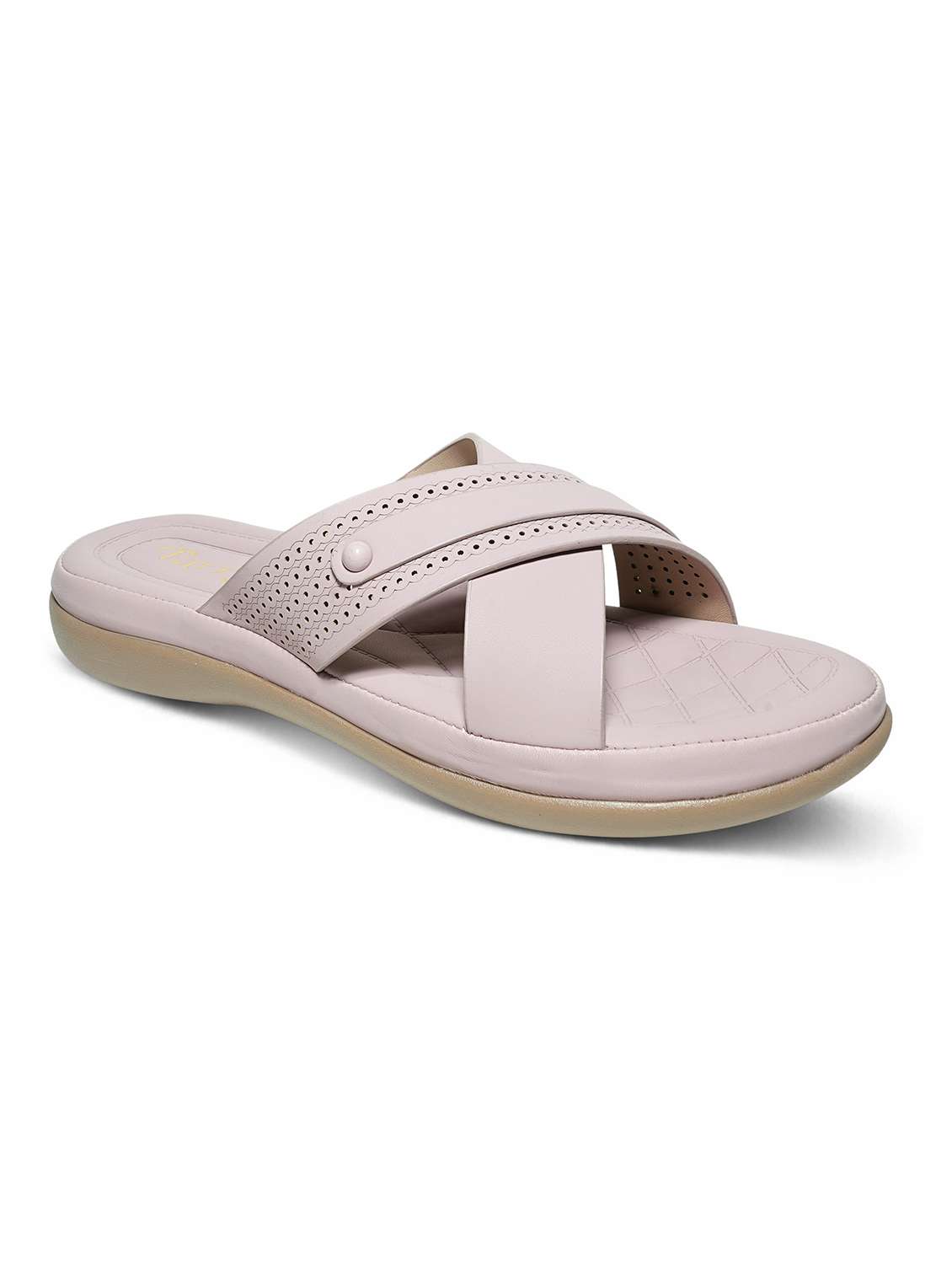 women purple slip on sandal - 22543075 -  Standard Image - 2