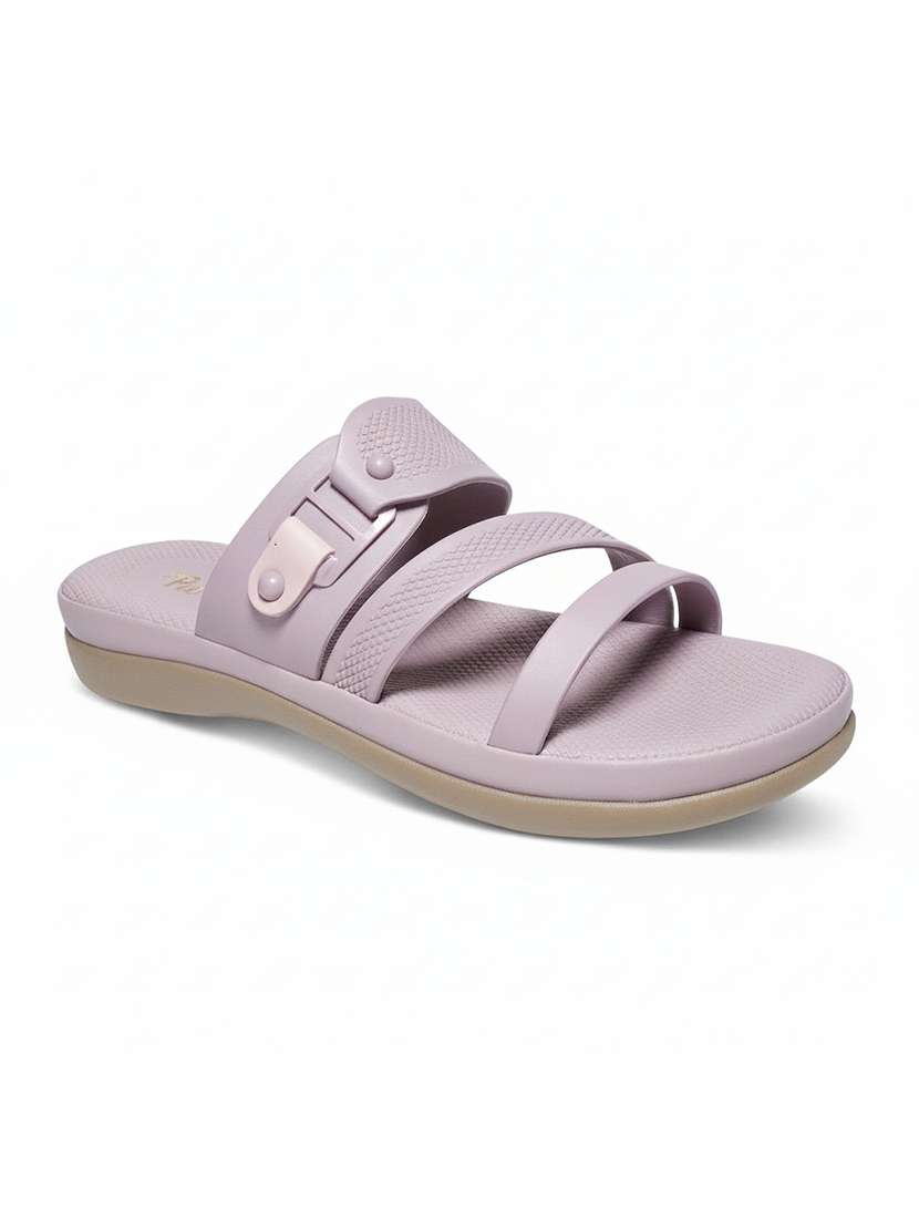 women purple slip on sandal - 22543077 -  Standard Image - 2