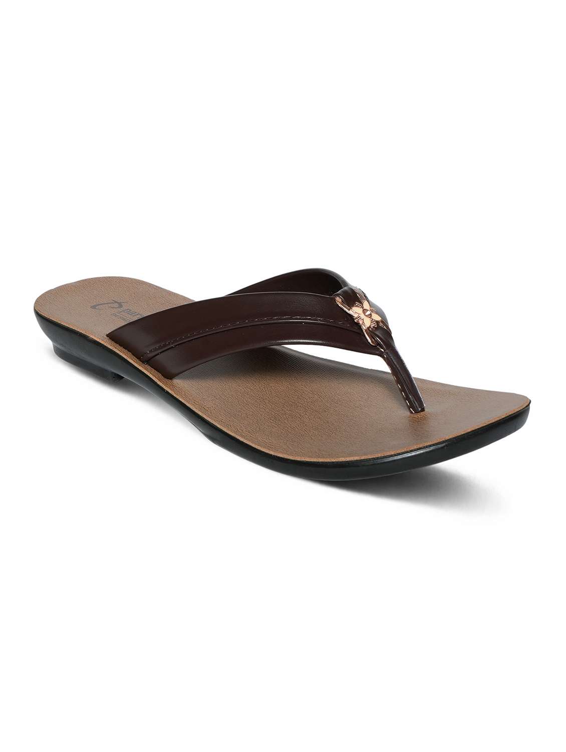 women embellished toe separator flat sandal - 22543096 -  Standard Image - 2