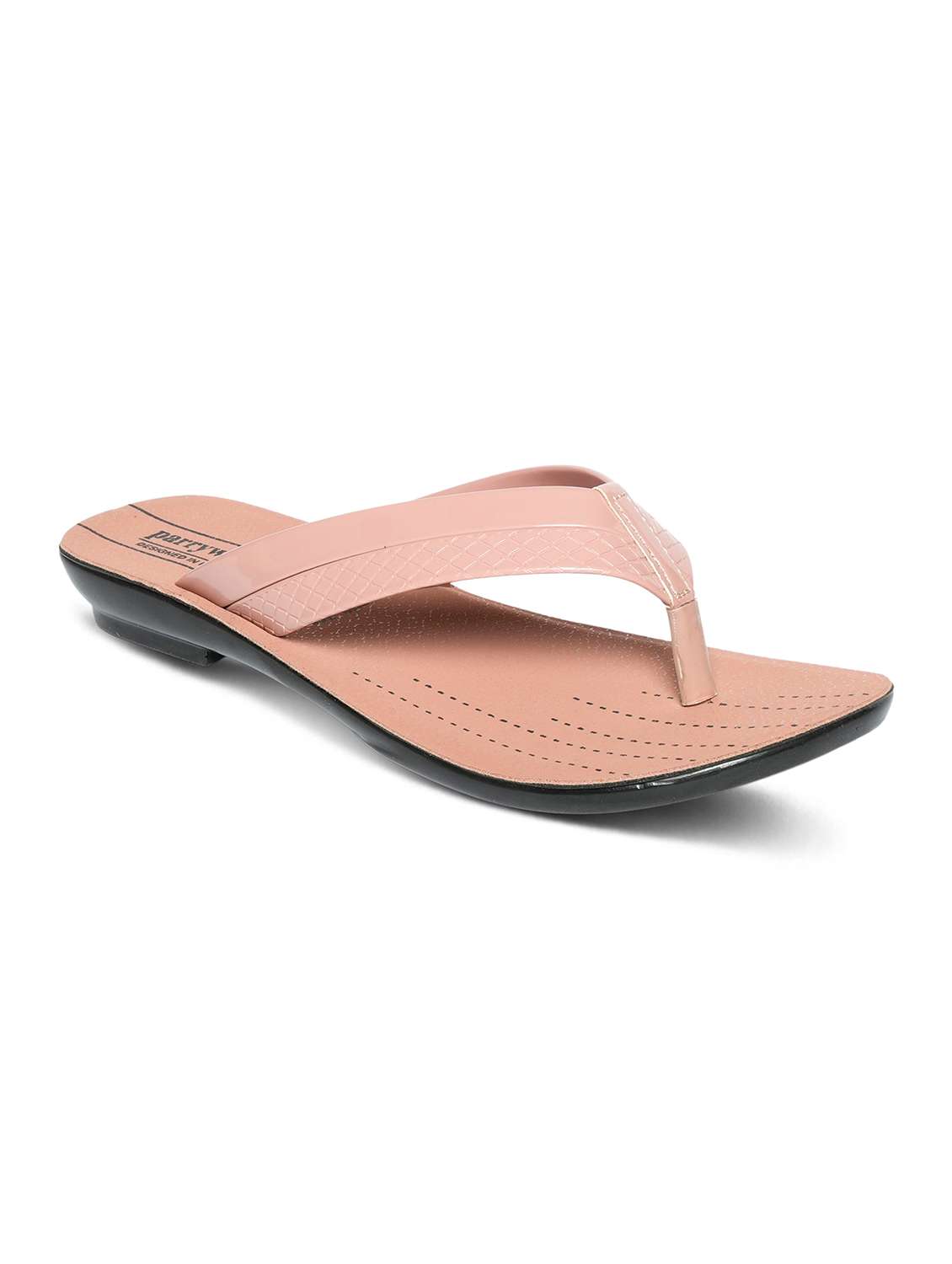 women textured toe separator flat sandal - 22543099 -  Standard Image - 2