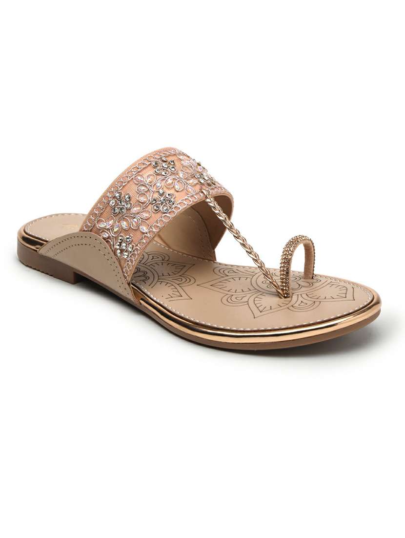 women embellished one toe sandal - 22543124 -  Standard Image - 2