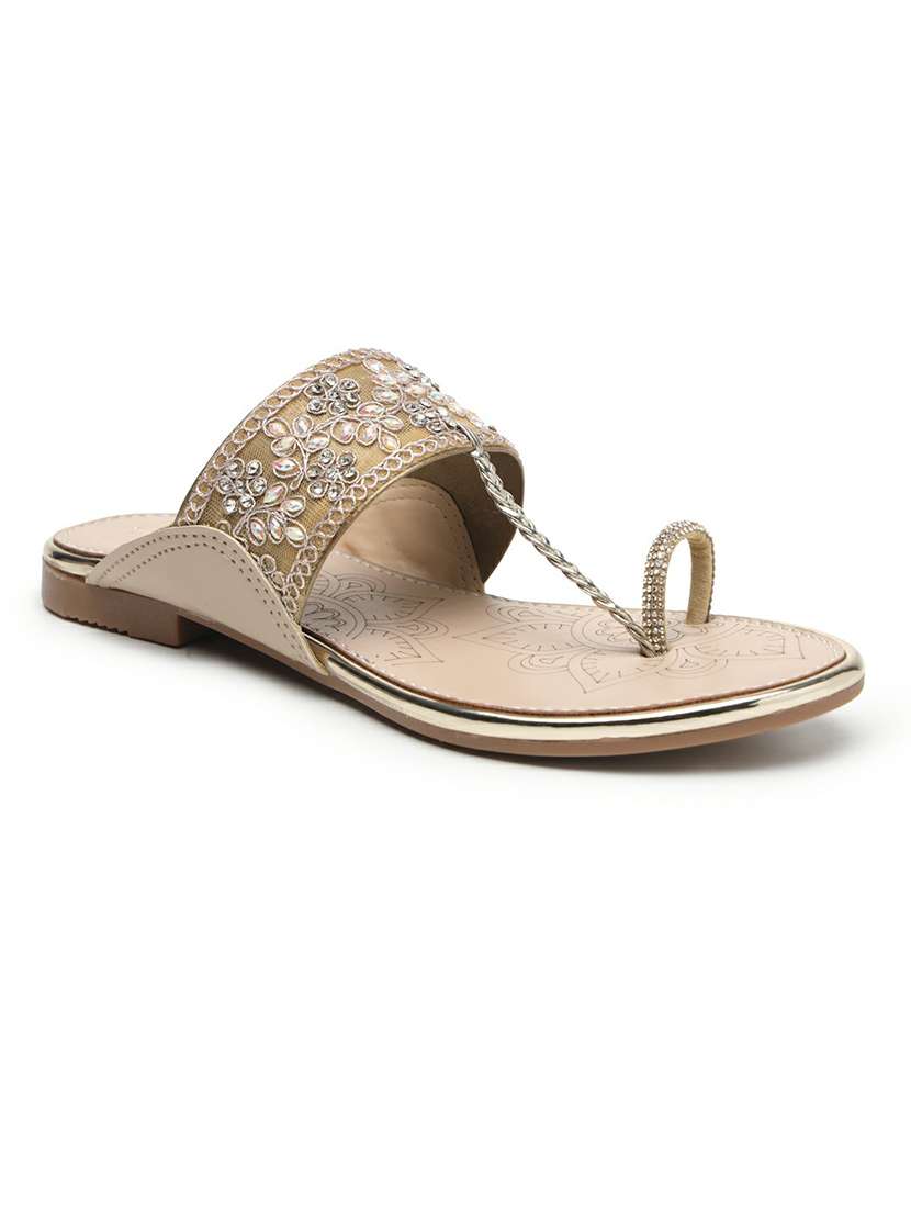 women embellished one toe sandal - 22543125 -  Standard Image - 2