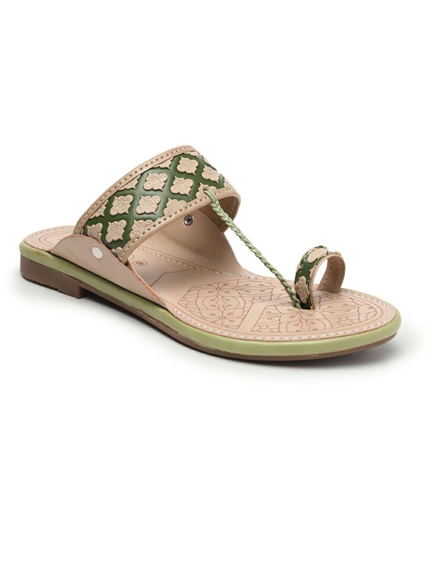 women textured one toe sandal - 22543132 -  Standard Image - 2