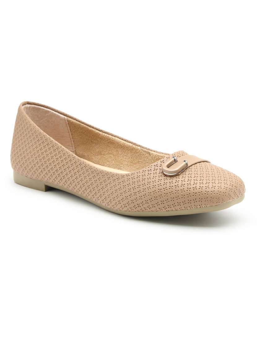 women textured slip on ballerina - 22543134 -  Standard Image - 2