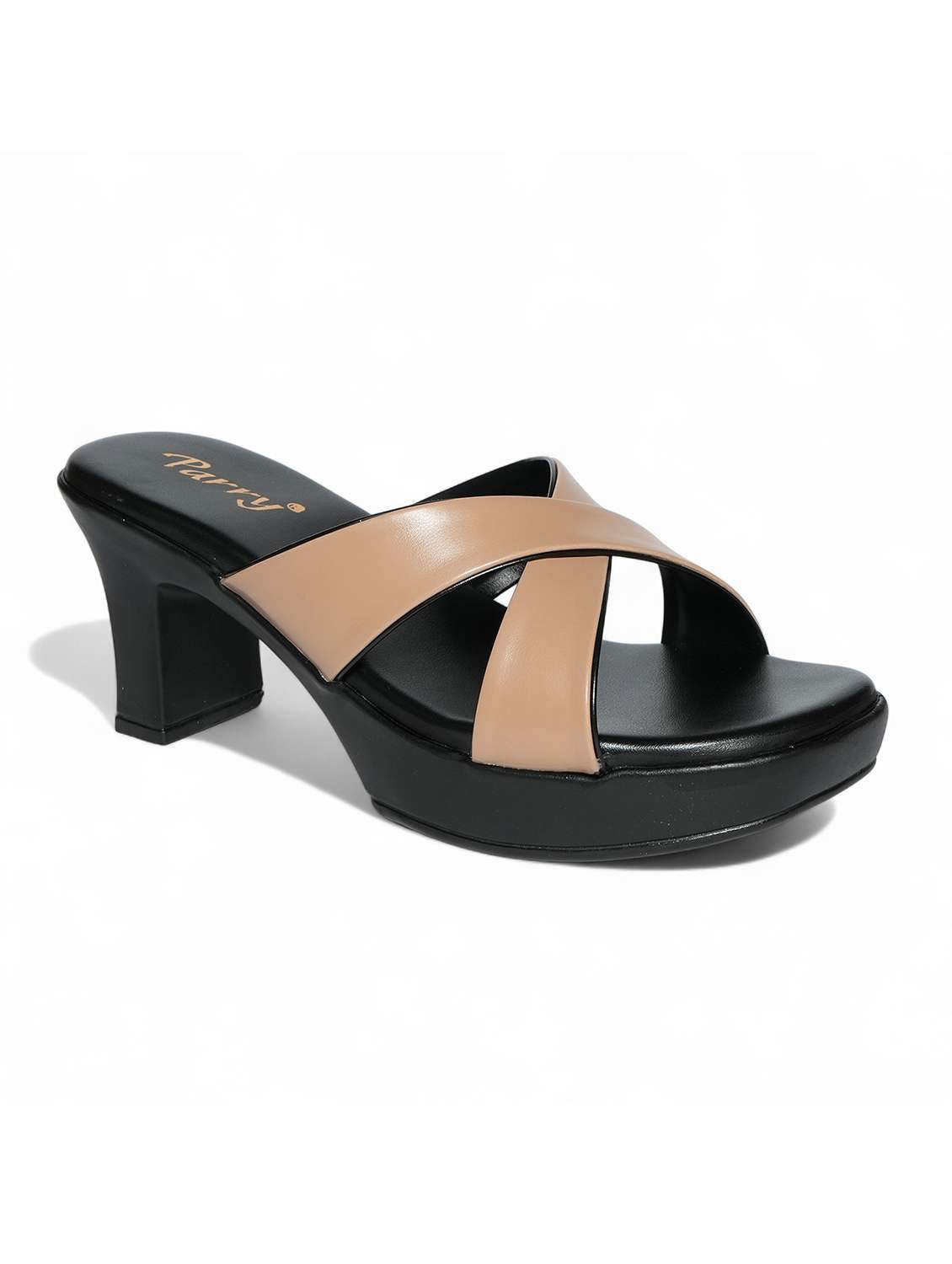 women beige slip on sandal - 22543145 -  Standard Image - 2