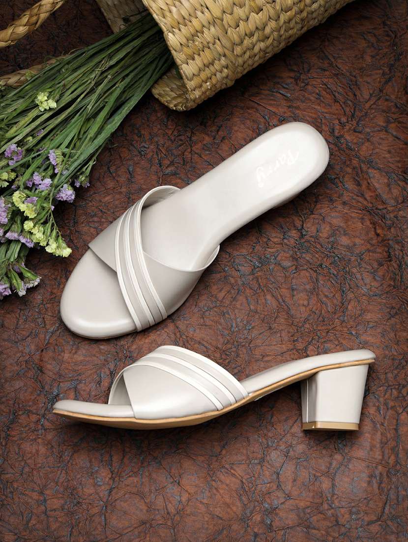 women white slip on sandal
