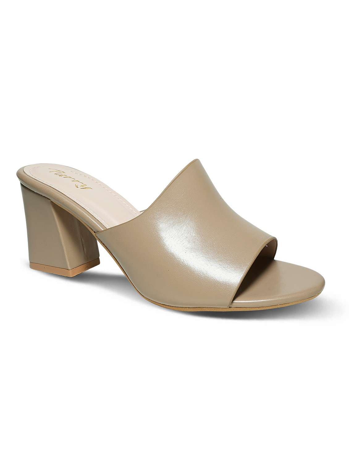 women beige slip on sandal - 22543156 -  Standard Image - 2