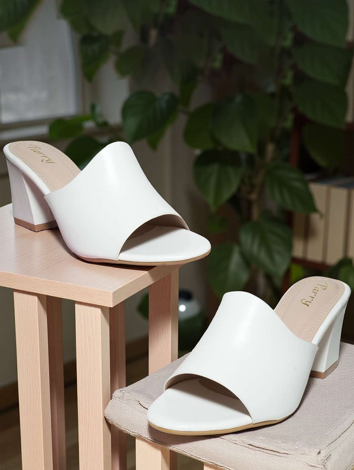 women white slip on sandal