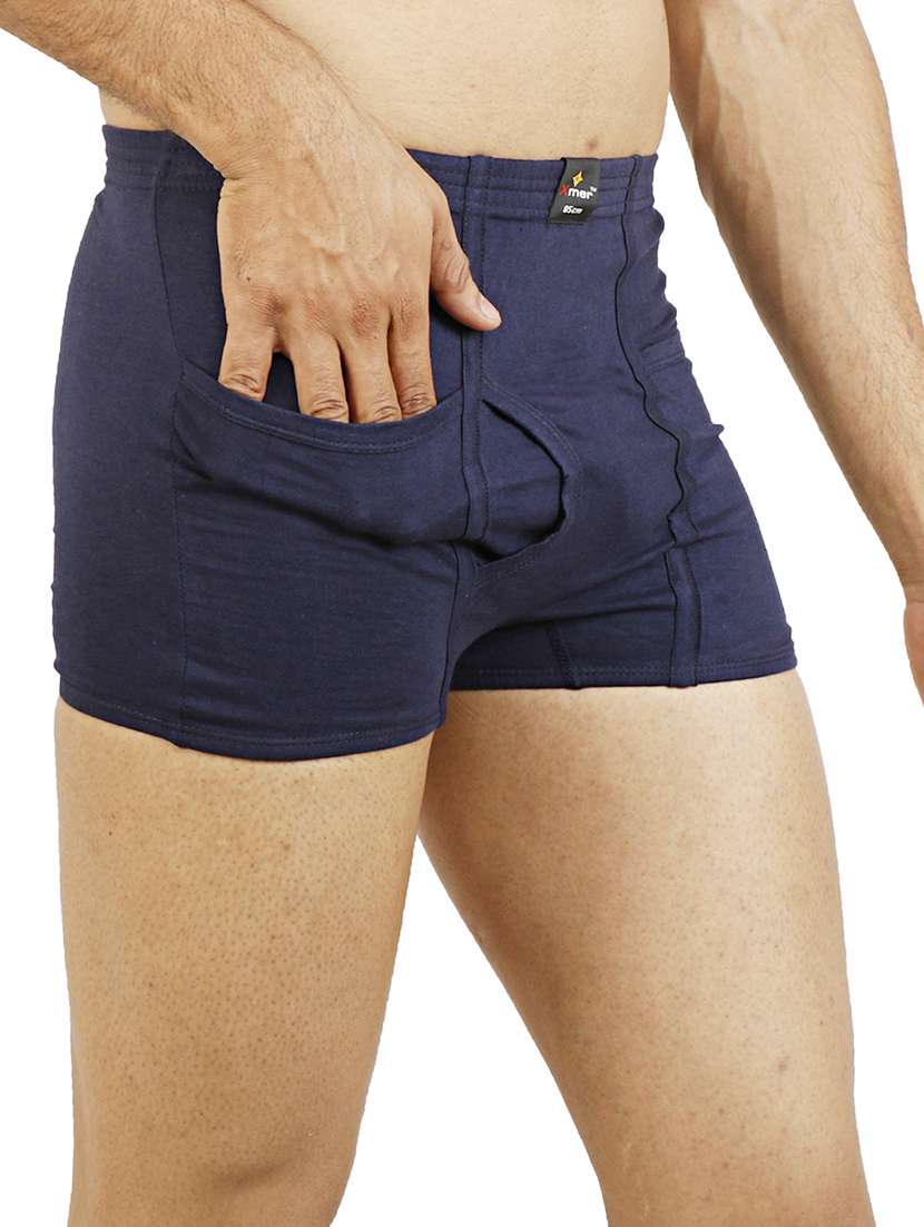 men pack of 5 solid trunk briefs - 22543259 -  Standard Image - 2