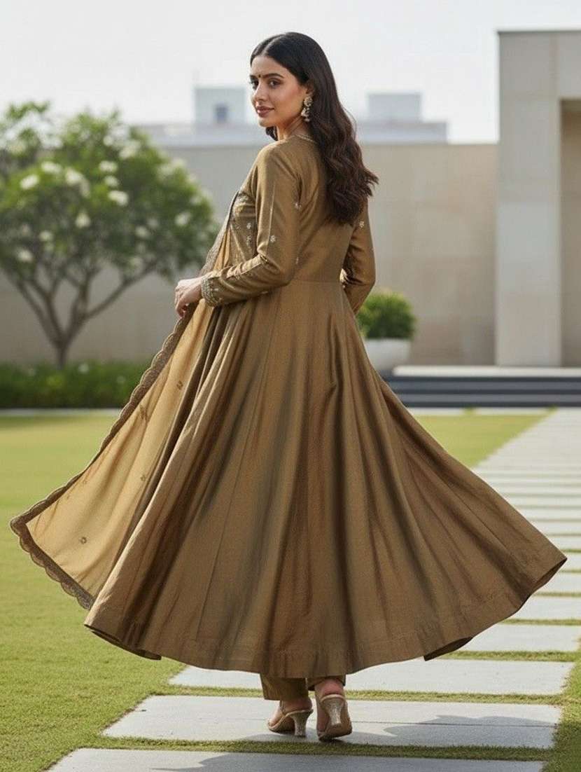 Women Embroidered Long Sleeves Kurta Pant Set With Dupatta - 22543470 -  Standard Image - 2