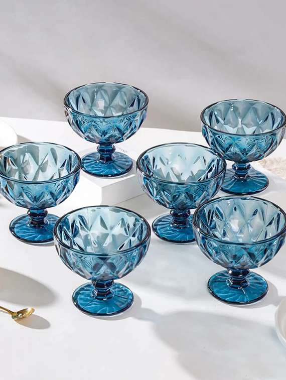 sweezy crystal blue ice cream cup set of 2 (220 ml) - 22543745 -  Standard Image - 2