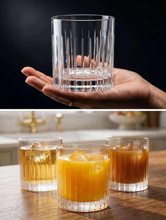 Pack Of 2 Clear Glass Whiskey Glasses - 22543816 -  Standard Image - 2