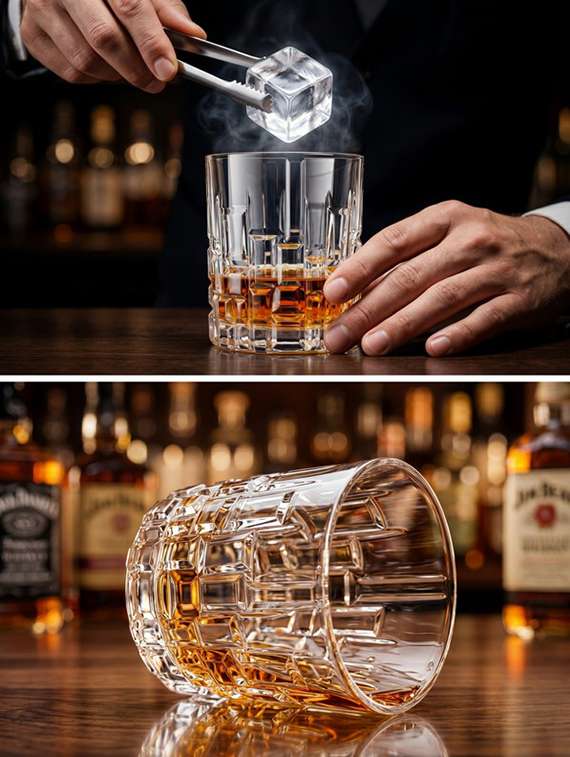 set of 2 clear glass whiskey glasses dishwasher safe - 22543821 -  Standard Image - 2