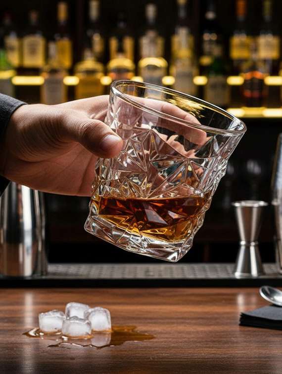 neutral glass whiskey glasses set of 2 dishwasher safe - 22543826 -  Standard Image - 2