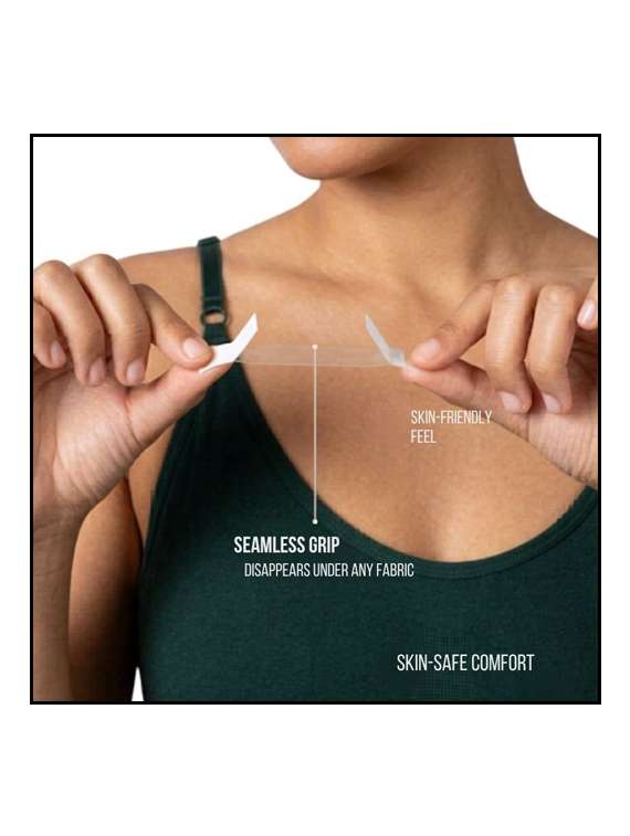 nude transparent stick-on fashion tape - 22543959 -  Standard Image - 2