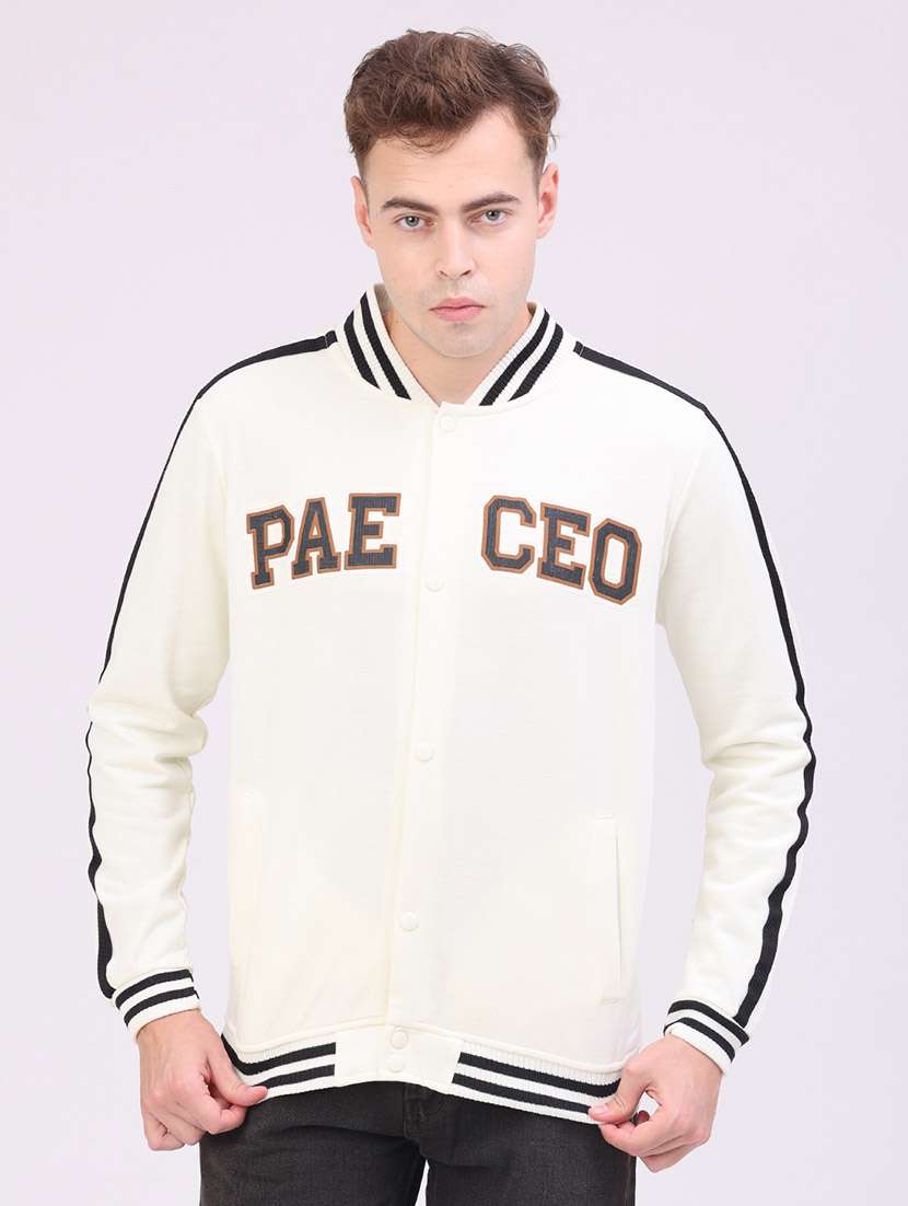 Men Printed Long Sleeves Varsity Jacket - 22544029 -  Standard Image - 2