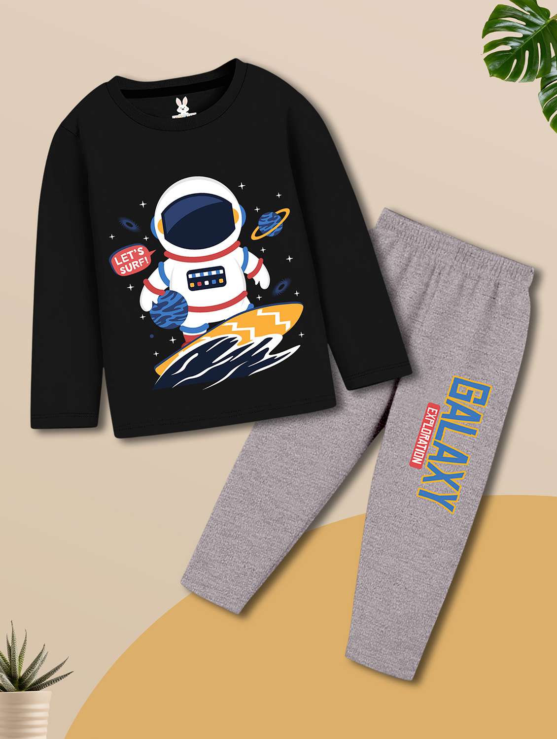 boys pack of 2 printed long sleeves nightwear set - 22547744 -  Standard Image - 2