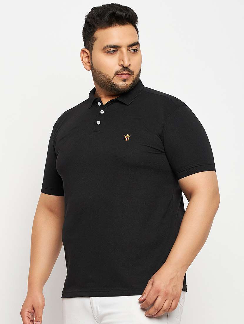 men solid short sleeve regular fit polo t-shirt - 22548037 -  Standard Image - 2