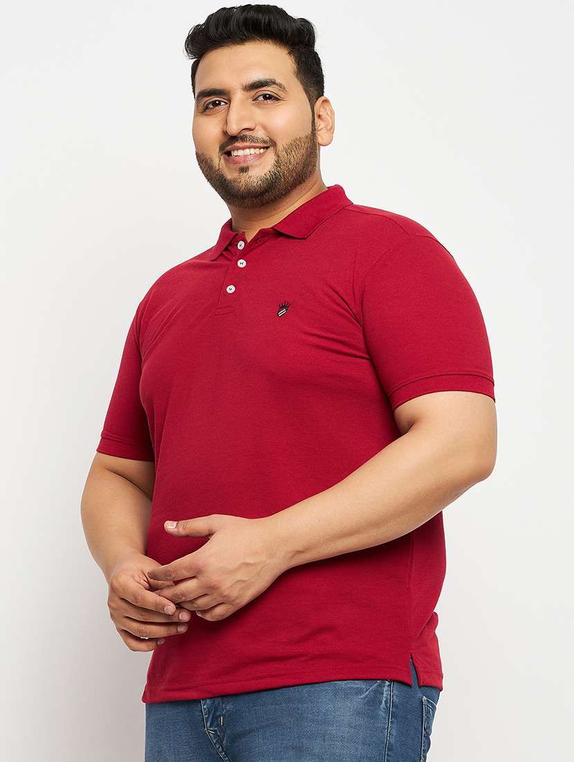 men solid short sleeve regular fit polo t-shirt - 22548040 -  Standard Image - 2