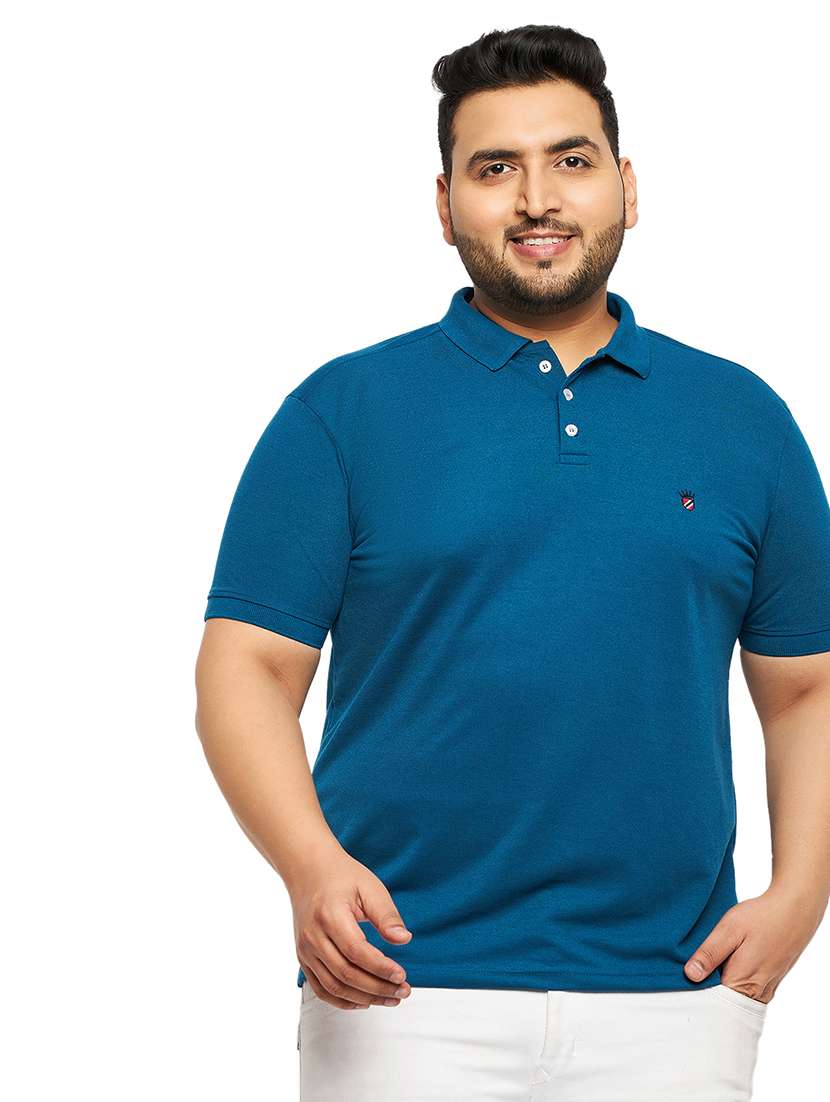 men solid short sleeve regular fit polo t-shirt