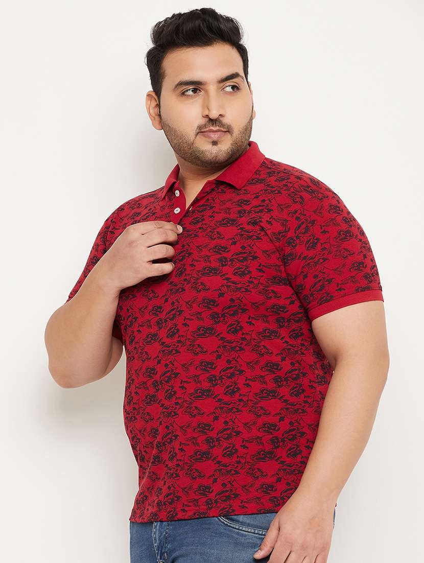 men printed short sleeve regular fit polo t-shirt - 22548046 -  Standard Image - 2