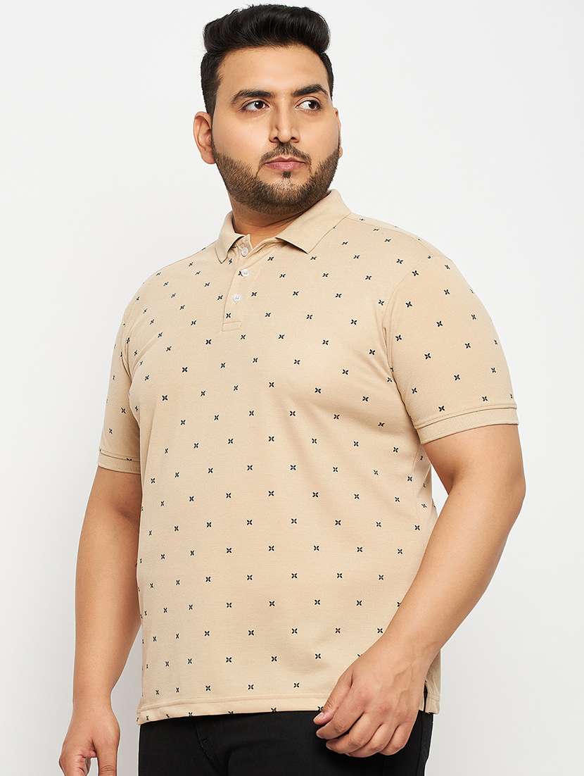 men printed short sleeve regular fit polo t-shirt - 22548051 -  Standard Image - 2