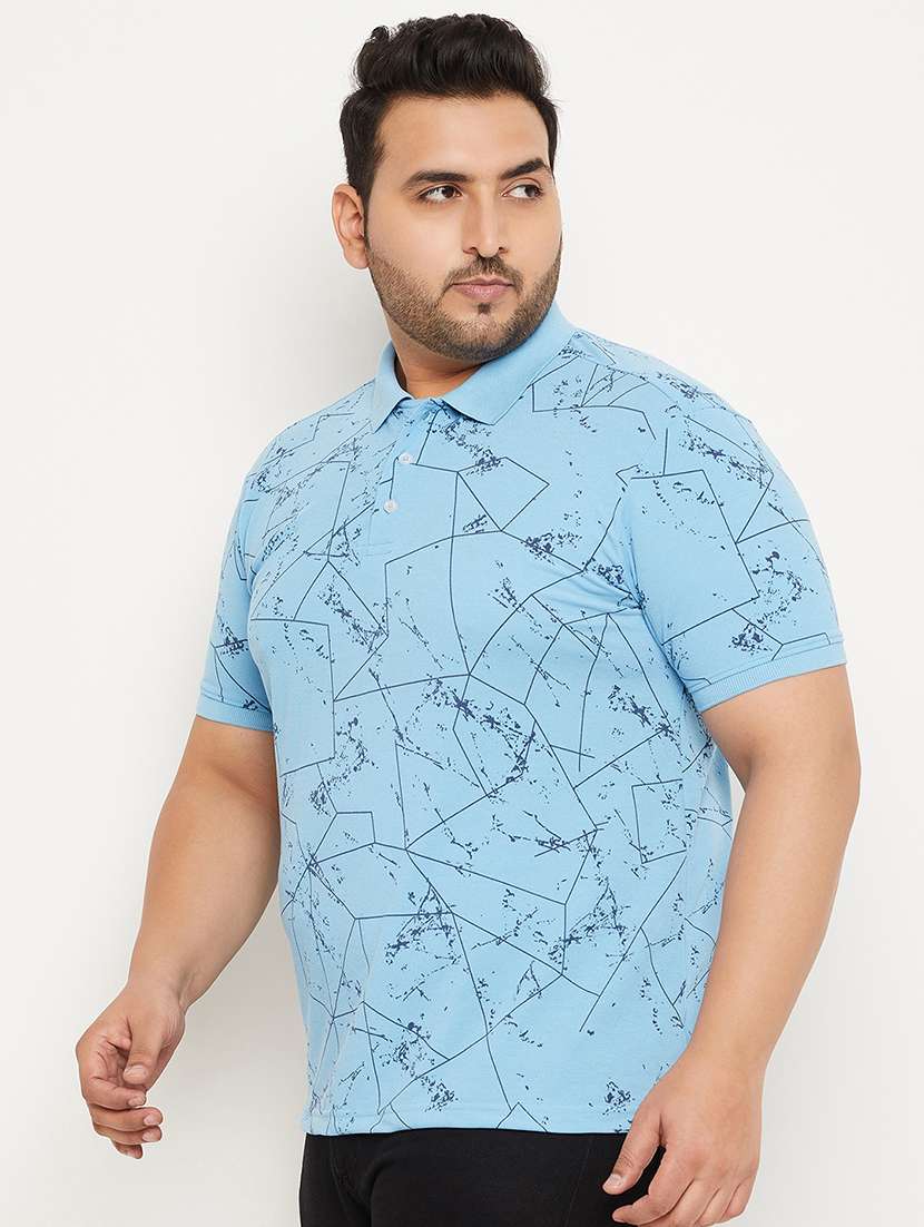 men printed short sleeve regular fit polo t-shirt - 22548057 -  Standard Image - 2