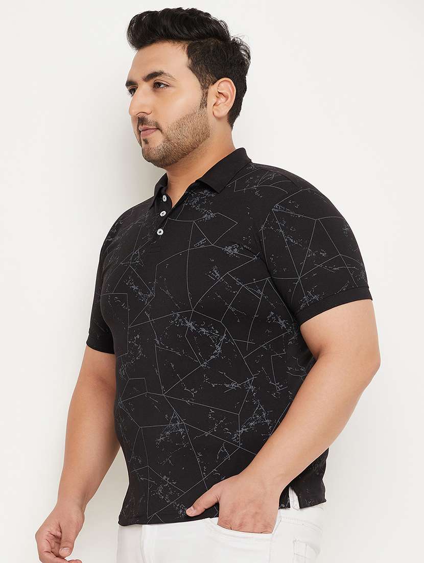 men printed short sleeve regular fit polo t-shirt - 22548058 -  Standard Image - 2