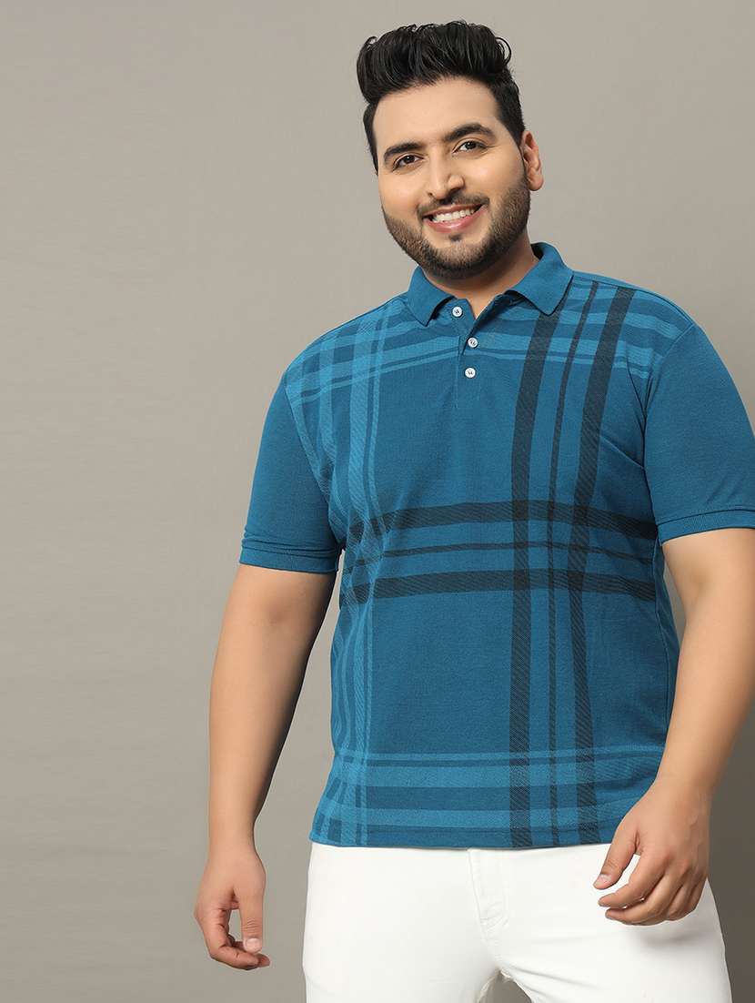 men printed short sleeve regular fit polo t-shirt