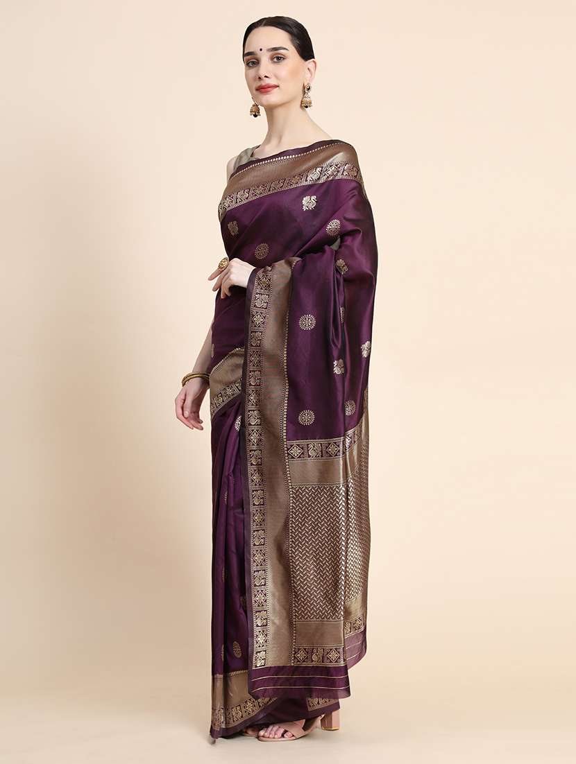 women self design banarasi saree with blouse - 22548574 -  Standard Image - 2