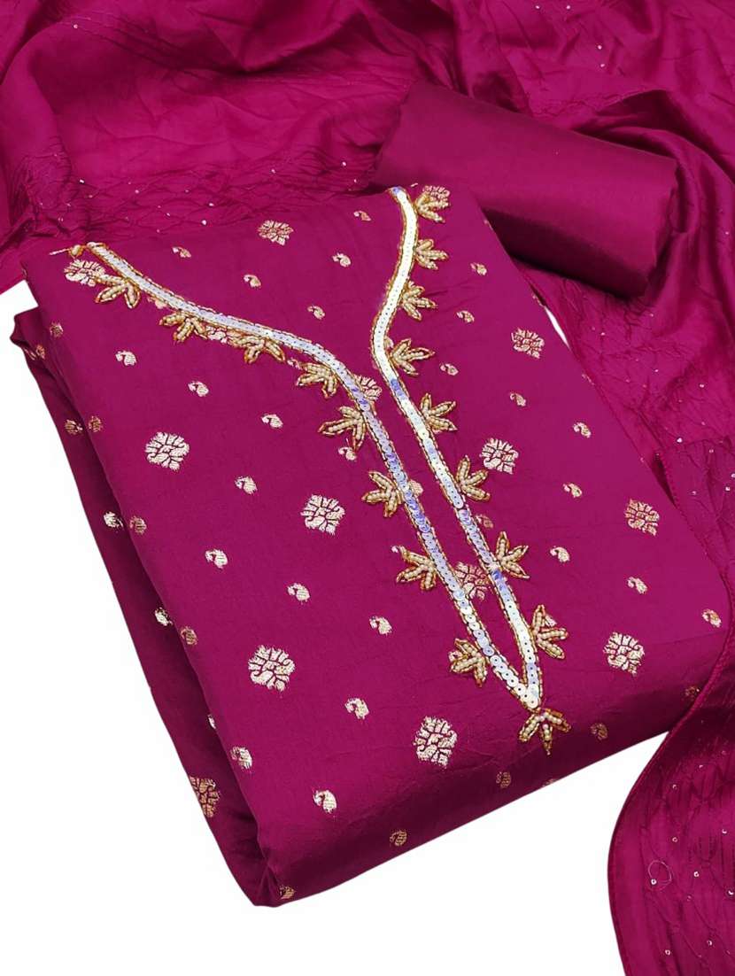 Women Self Design Unstitched Suit Set - 22548658 -  Standard Image - 2