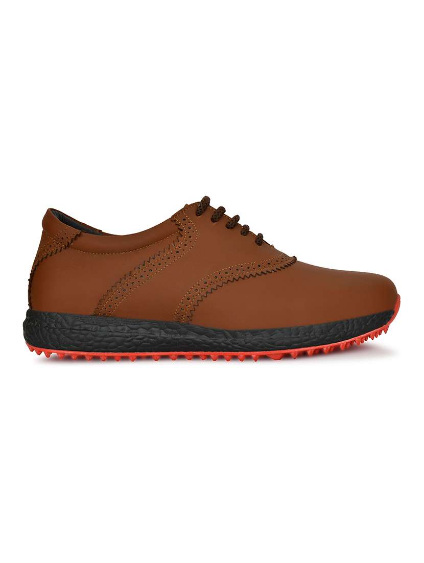 Men Solid Lace Up Sport Shoes - 22548712 -  Standard Image - 2